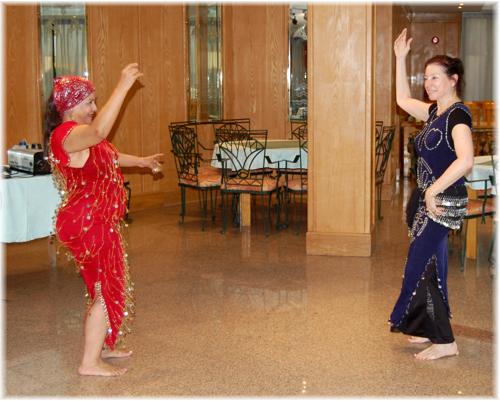 Author dances with Khairiyya this year